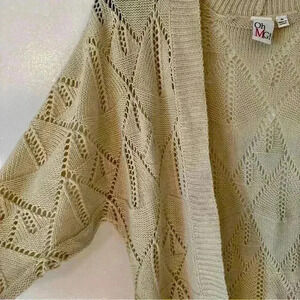 OH MG! cardigan sweater 3/4 sleeves women M